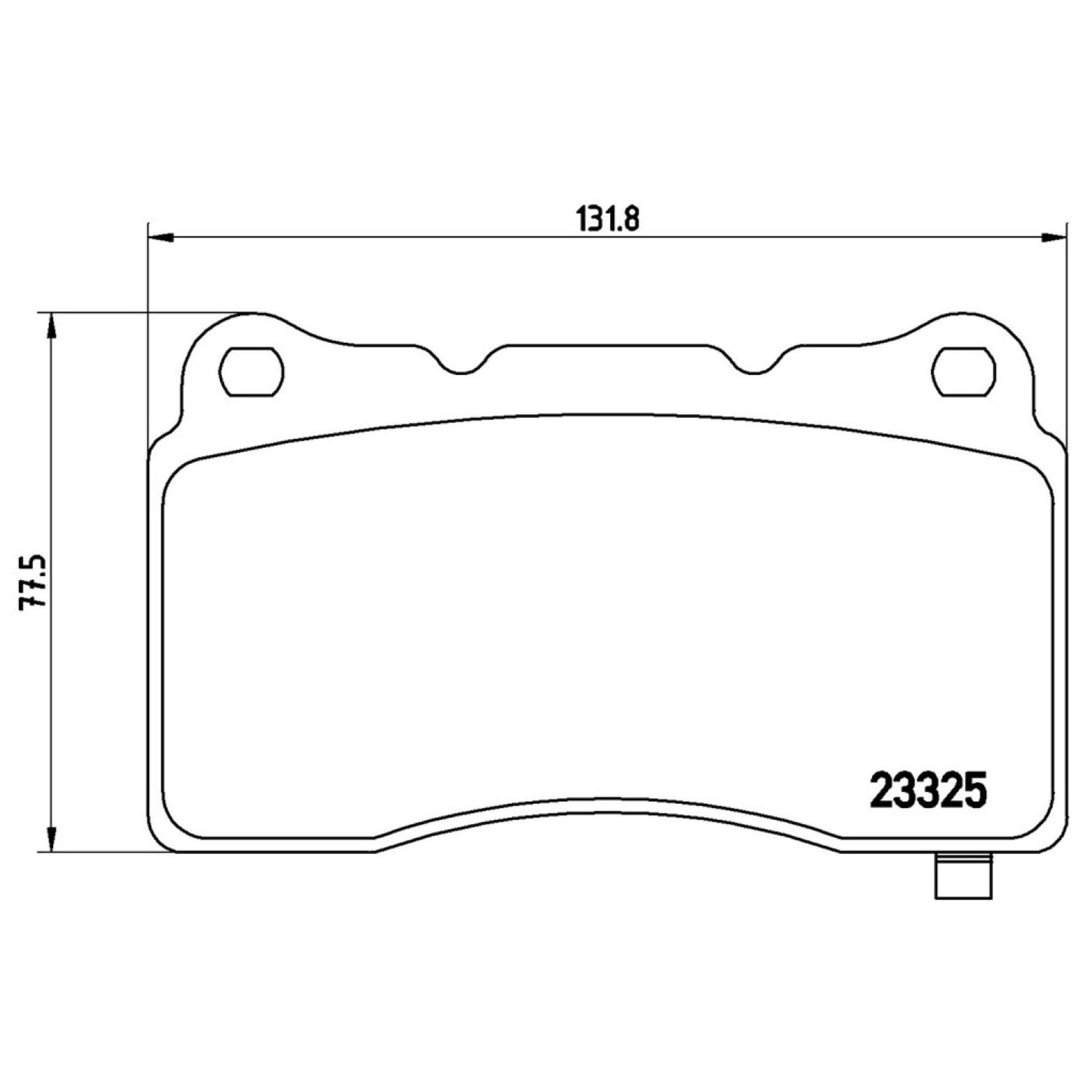 Balatas De Freno Delantera Para Tesla Roadster 2008-2011