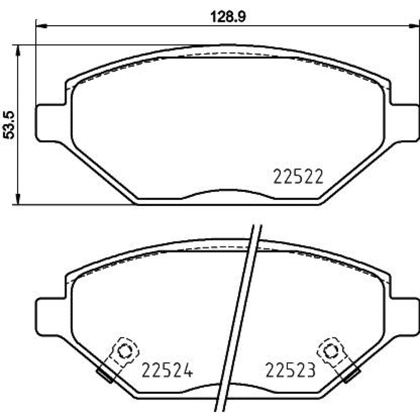 Balatas De Freno Delantera Para Chevrolet Spark 2016-2019