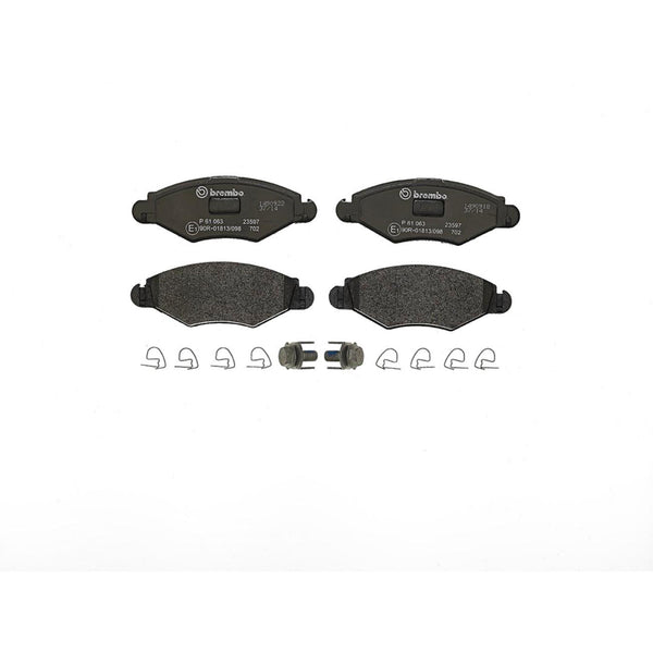 Balatas De Freno Delantera Para Peugeot 206 2000-2009
