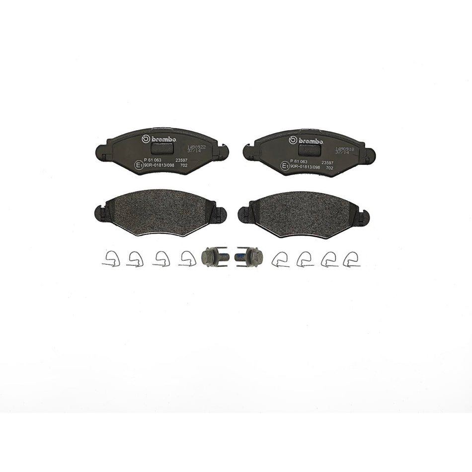 Balatas De Freno Delantera Para Peugeot 206 2000-2009