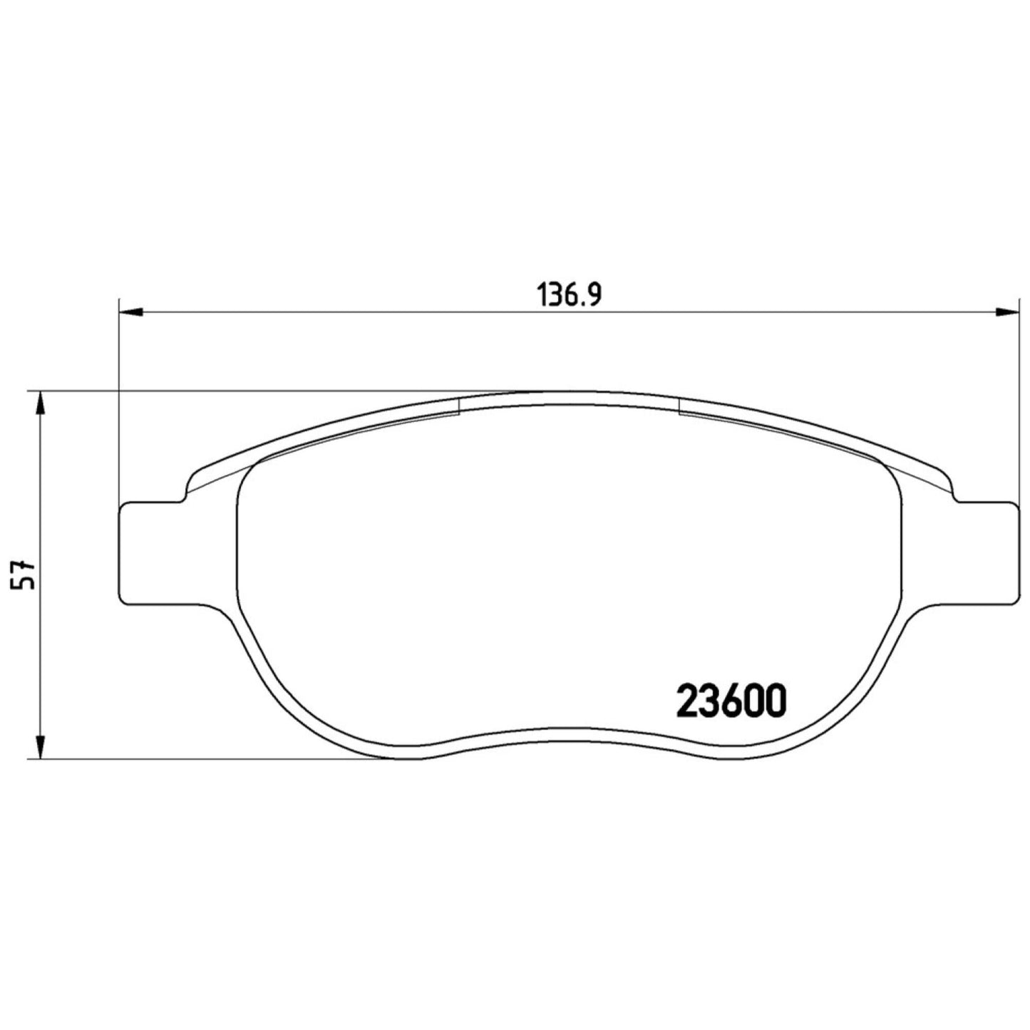 Balatas De Freno Delantera Para Peugeot 307 2003-2010