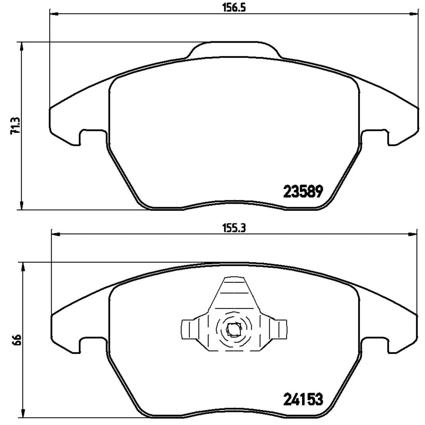 Balatas De Freno Delantera Para Peugeot 207 2008-2010