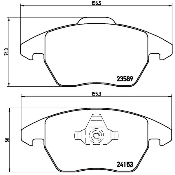 Balatas De Freno Delantera Para Peugeot 207 2008-2010