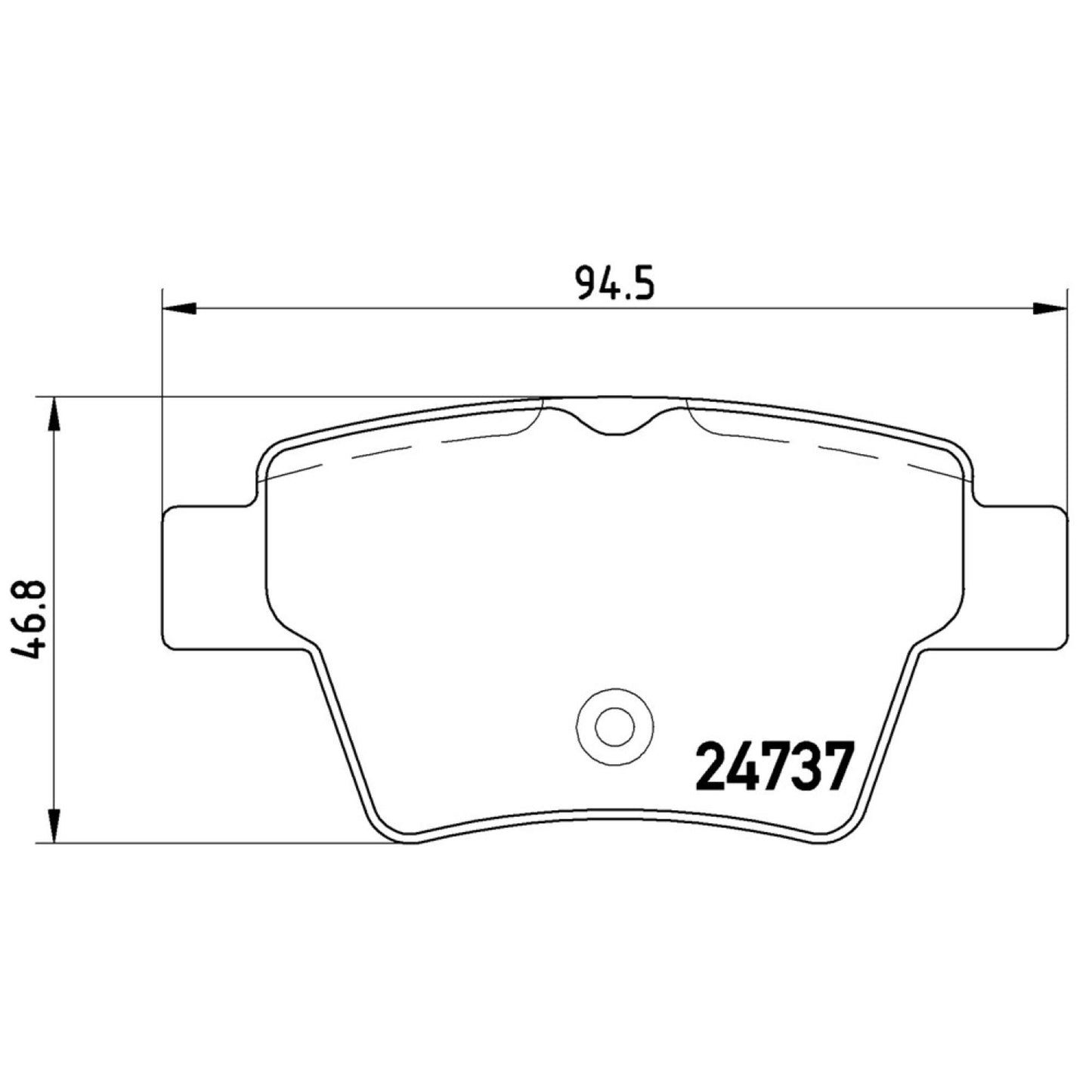 Balatas De Freno Trasera Para Peugeot 207 2008-2010