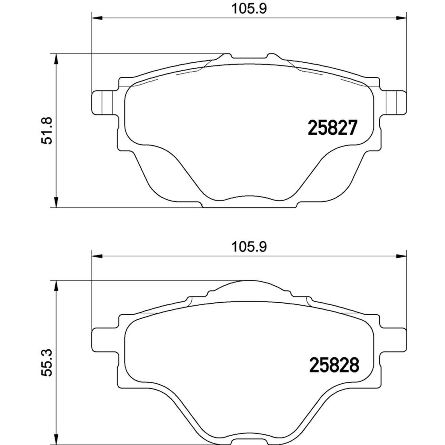 Balatas De Freno Trasera Para Peugeot 3008 2016-2019