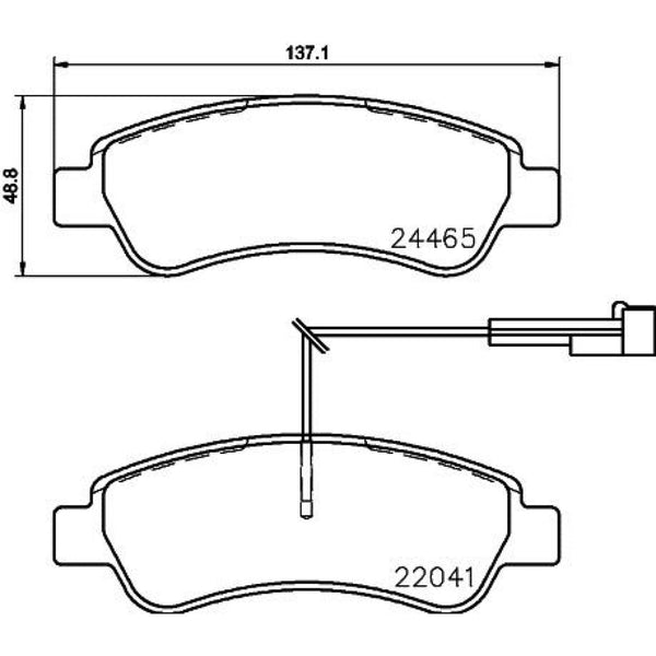 Balatas De Freno Trasera Para Fiat Ducato 2008-2019
