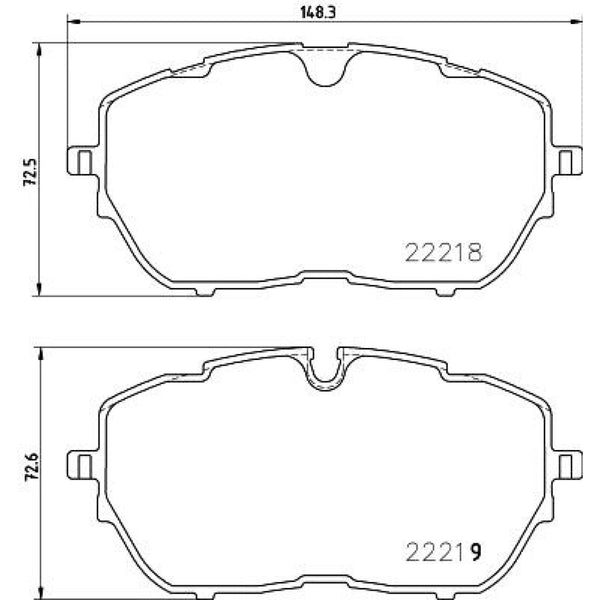 Balatas De Freno Delantera Para Peugeot 308 2016-2018