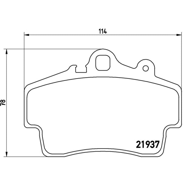 Balatas De Freno Delantera Para Porsche Cayman 2007-2008