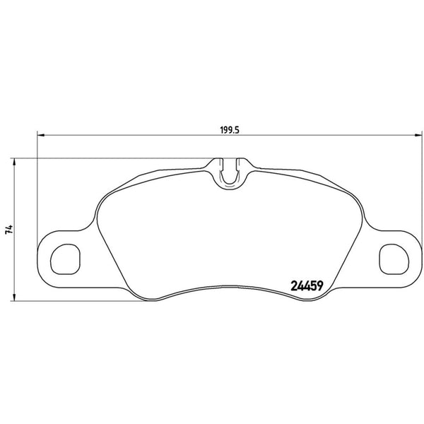 Balatas De Freno Delantera Para Porsche 911 2012-2016