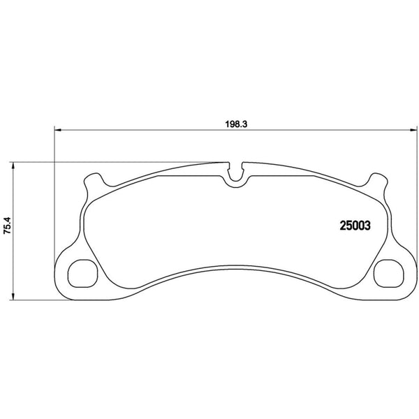 Balatas De Freno Delantera Para Porsche 911 2012-2016