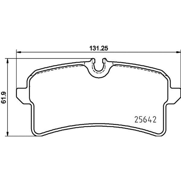 Balatas De Freno Trasera Para Porsche Macan 2015-2020