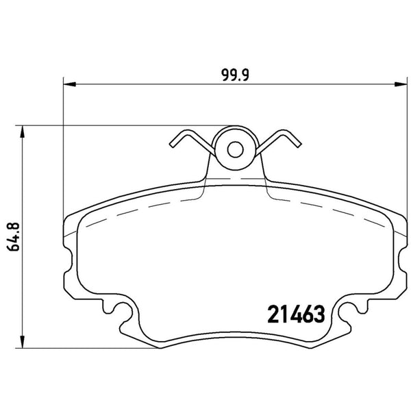 Balatas De Freno Delantera Para Nissan Platina 2002-2010
