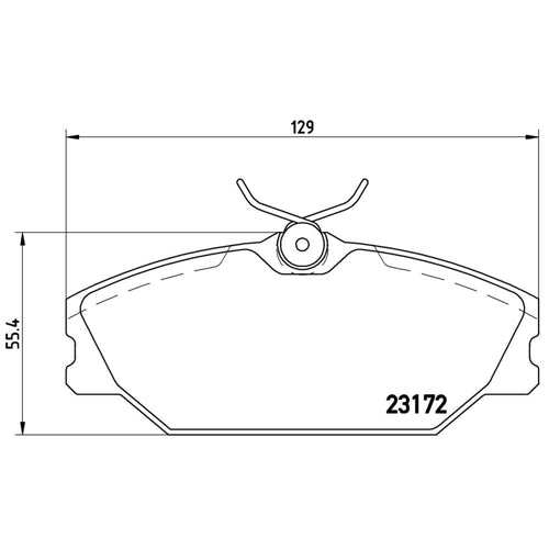 Balatas De Freno Delantera Para Renault Clio 2002-2006