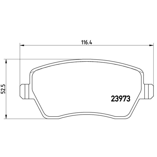 Balatas De Freno Delantera Para Nissan Micra 2005-2007