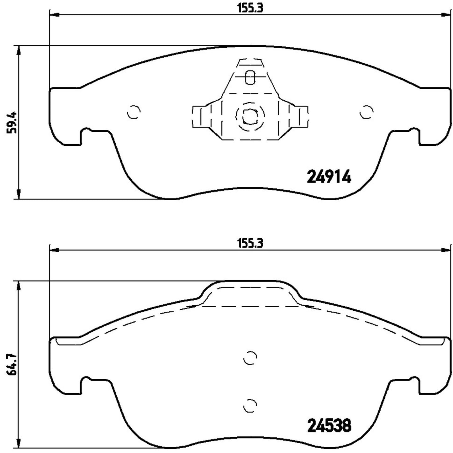 Balatas De Freno Delantera Para Renault Fluence 2011-2017