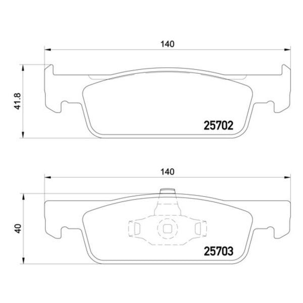 Balatas De Freno Delantera Para Smart Fortwo 2016-2018