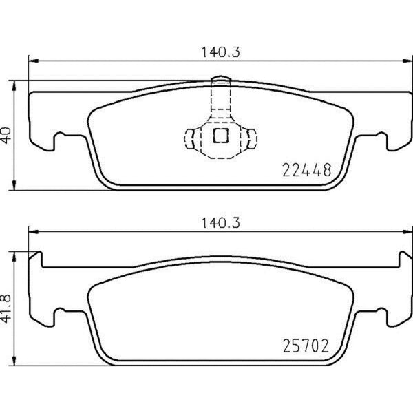 Balatas De Freno Delantera Para Renault Logan 2015-2019