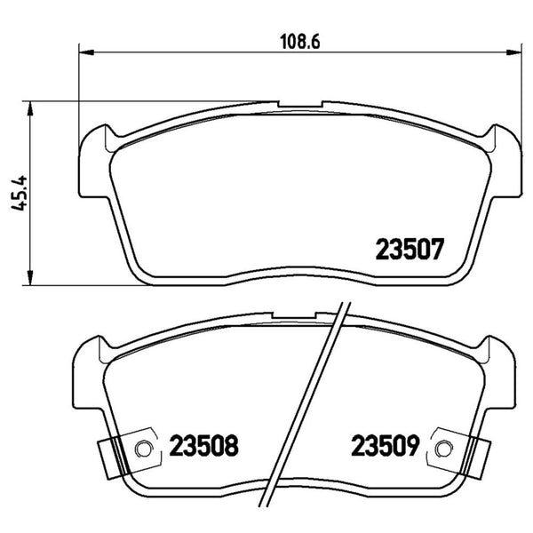 Balatas De Freno Delantera Para Suzuki Ignis 2017-2021