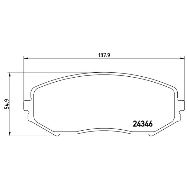 Balatas De Freno Delantera Para Suzuki Grand Vitara 2006-2017