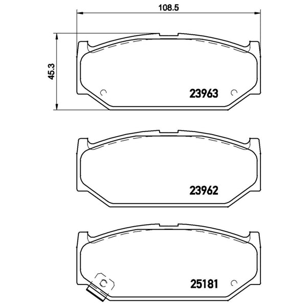Balatas De Freno Delantera Para Suzuki Swift 2007-2017