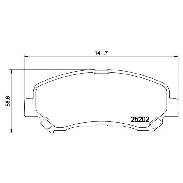 Balatas De Freno Delantera Para Nissan Sentra 2007-2012