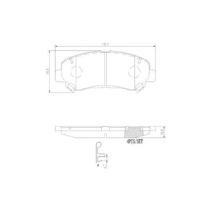 Balatas De Freno Delantera Para Nissan Sentra 2007-2012