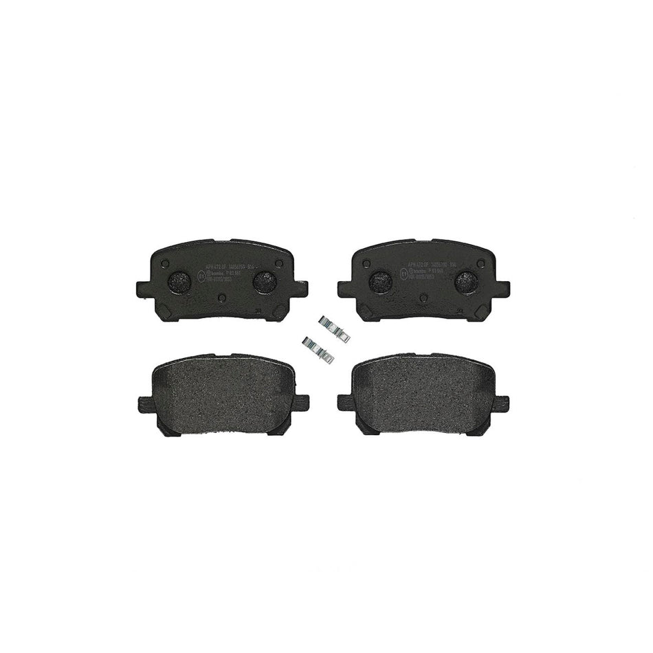 Balatas De Freno Delantera Para Toyota Corolla 2003-2008