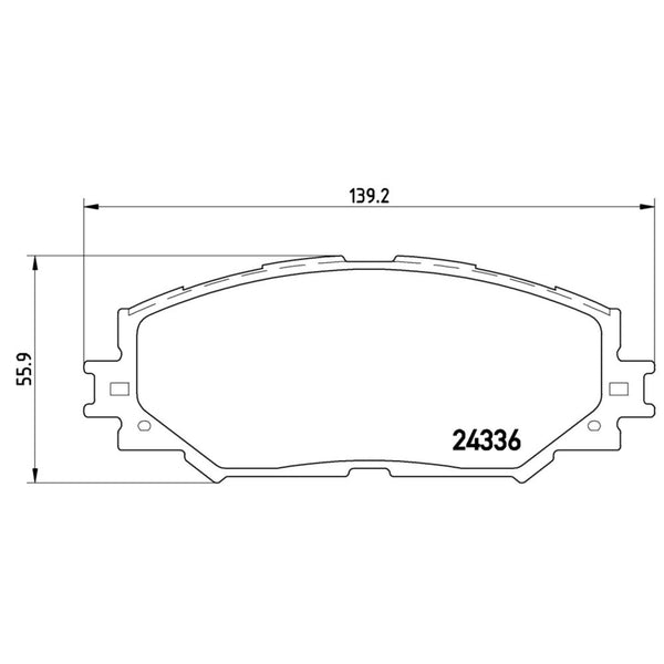 Balatas De Freno Delantera Para Toyota Rav4 2006-2018
