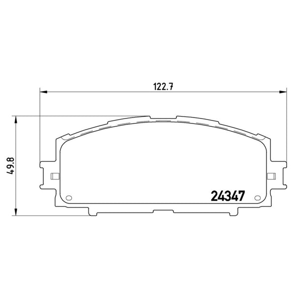 Balatas De Freno Delantera Para Toyota Yaris 2006-2018