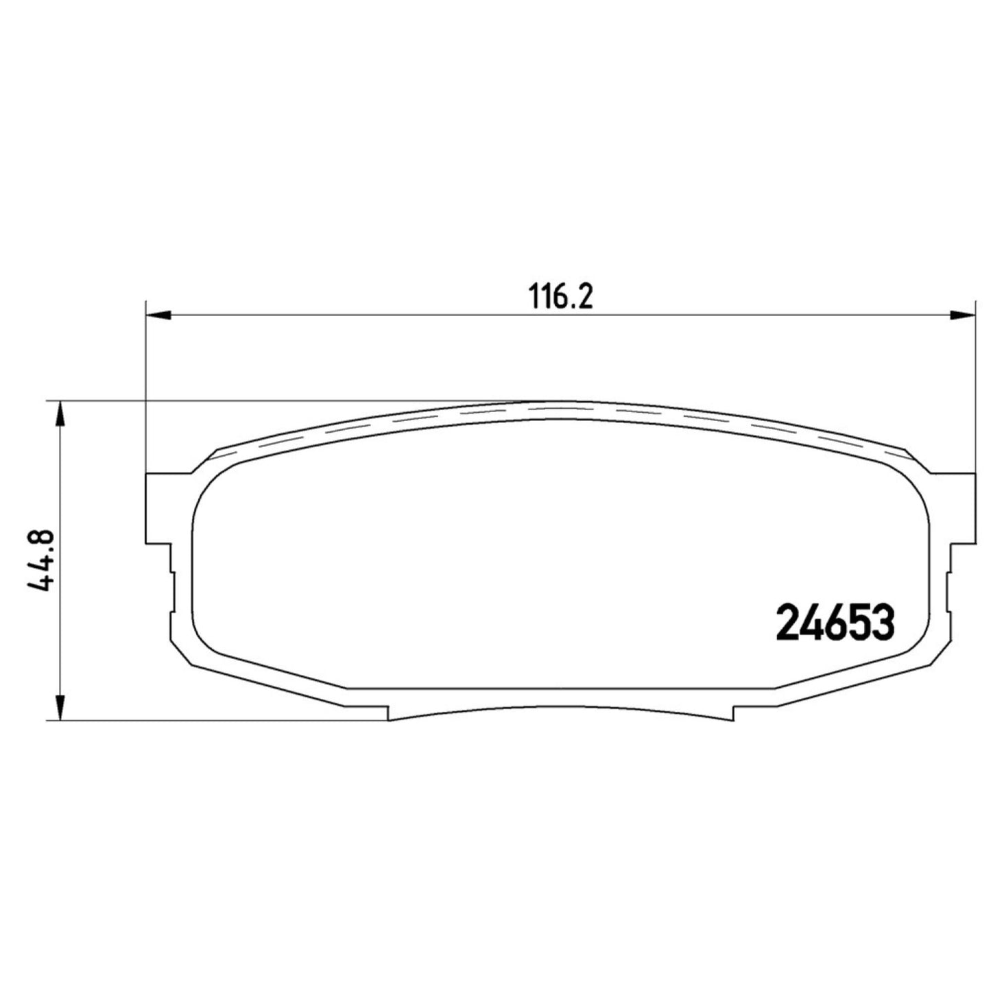 Balatas De Freno Trasera Para Toyota Tundra 2007-2020