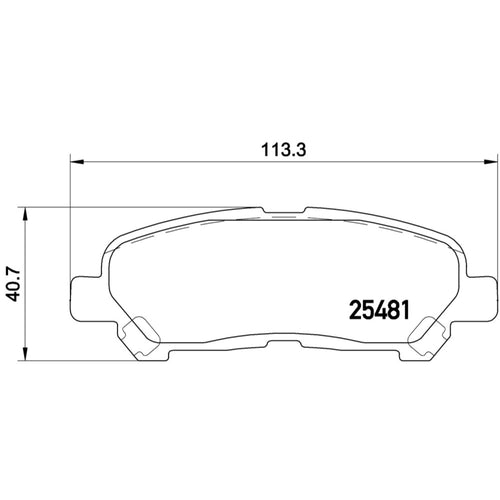 Balatas De Freno Trasera Para Toyota Highlander 2008-2013