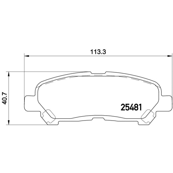 Balatas De Freno Trasera Para Toyota Highlander 2008-2013