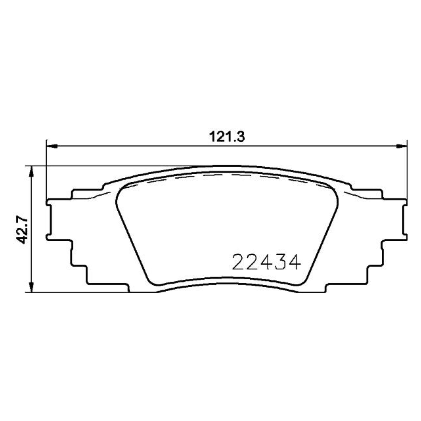 Balatas De Freno Trasera Para Toyota C-Hr 2018-2021