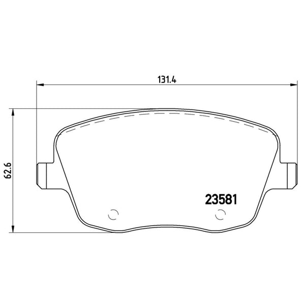 Balatas De Freno Delantera Para Seat Ibiza 2003-2015