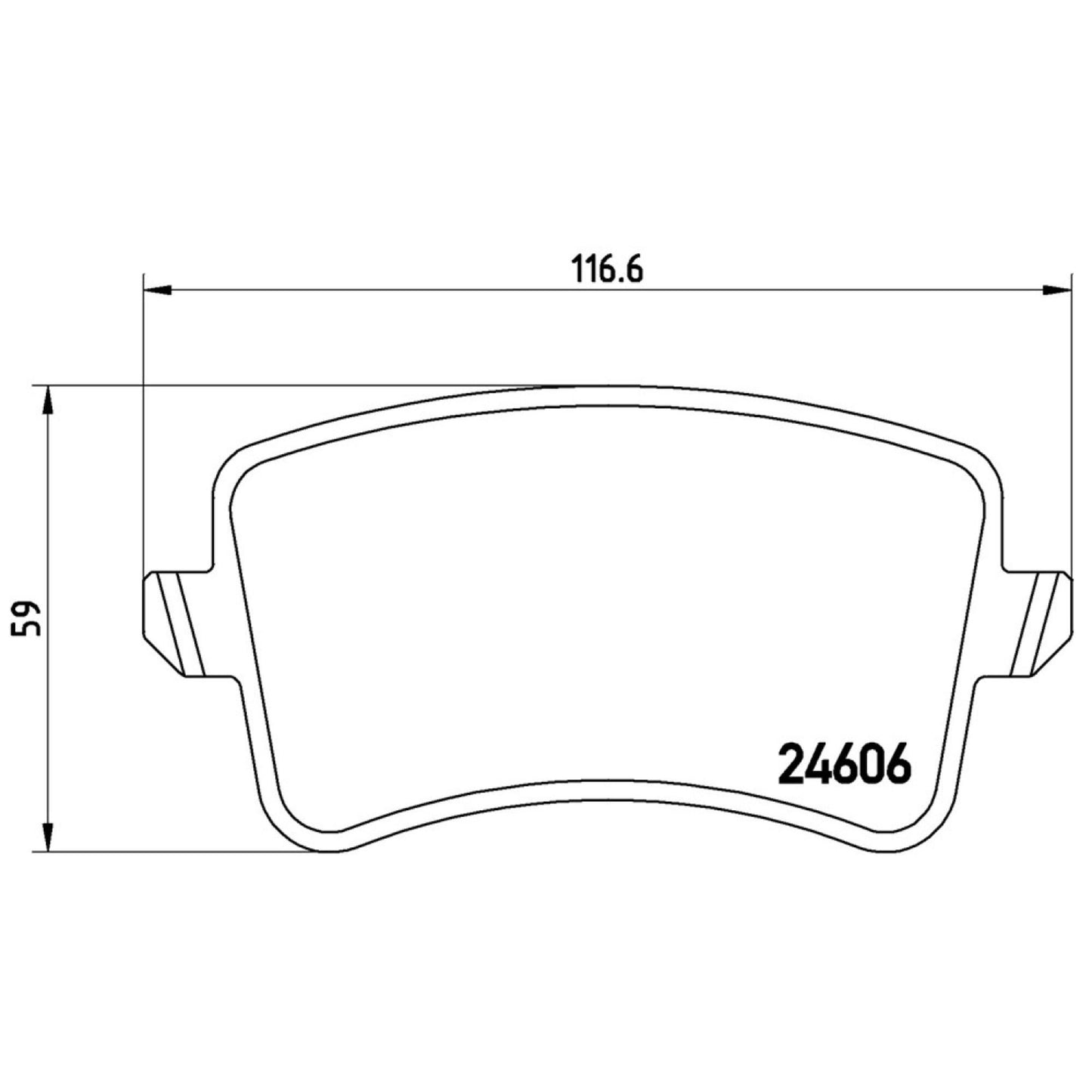 Balatas De Freno Trasera Para Audi A4 2009-2016