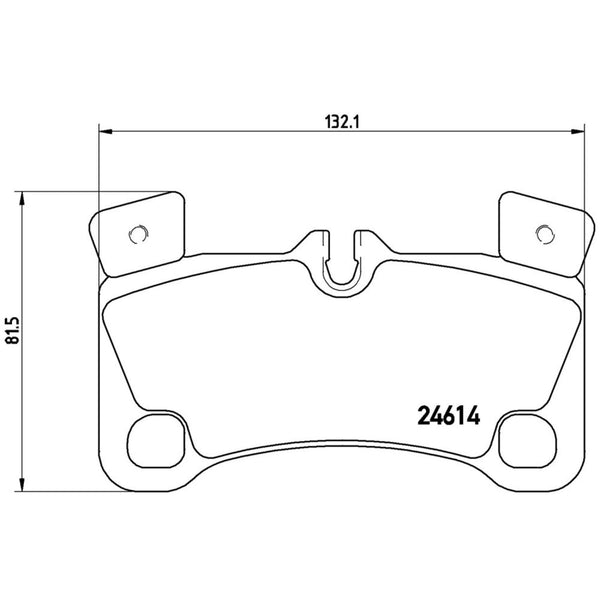 Balatas De Freno Trasera Para Volkswagen Touareg 2004-2010