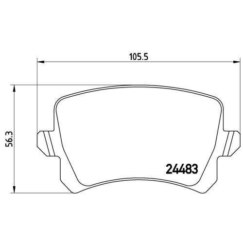 Balatas De Freno Trasera Para Volkswagen Tiguan 2009-2017