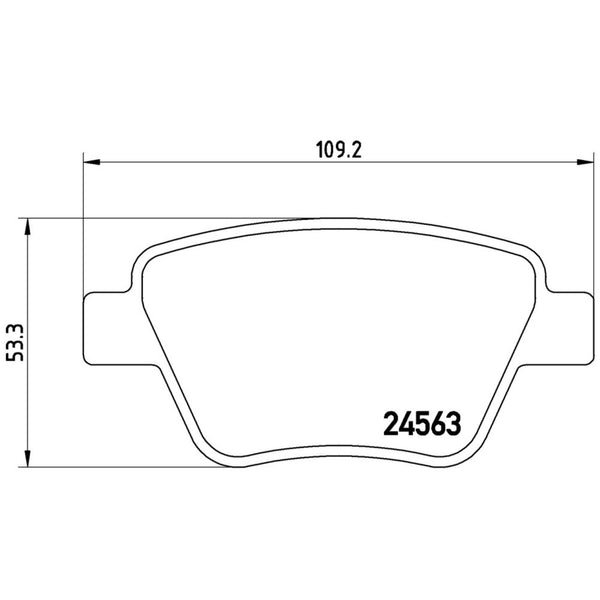 Balatas De Freno Trasera Para Audi A3 2004-2013