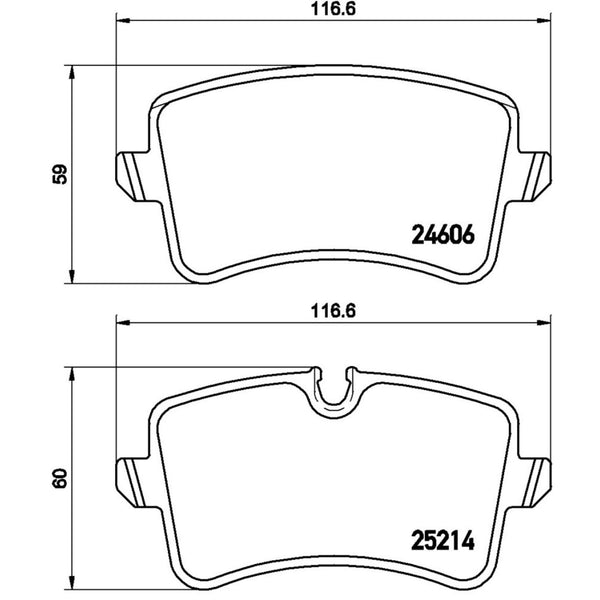 Balatas De Freno Trasera Para Porsche Macan 2018-2018
