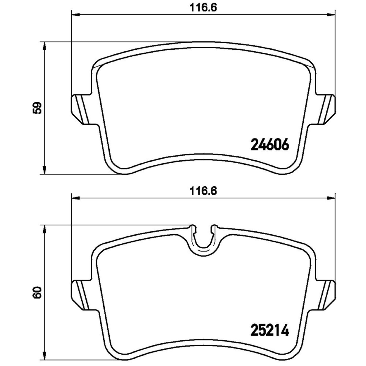 Balatas De Freno Trasera Para Audi S7 2013-2018