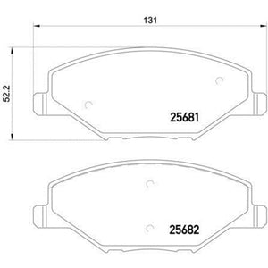 Balatas De Freno Delantera Para Volkswagen Vento 2014-2022