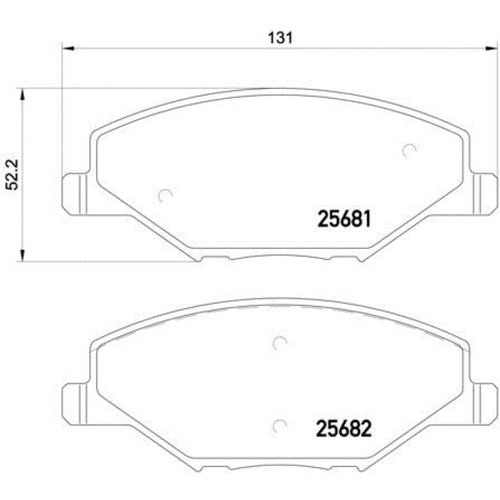 Balatas De Freno Delantera Para Volkswagen Vento 2014-2022
