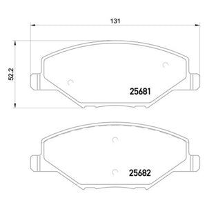 Balatas De Freno Delantera Para Volkswagen Vento 2014-2022
