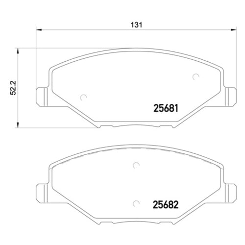 Balatas De Freno Delantera Para Volkswagen Vento 2014-2022