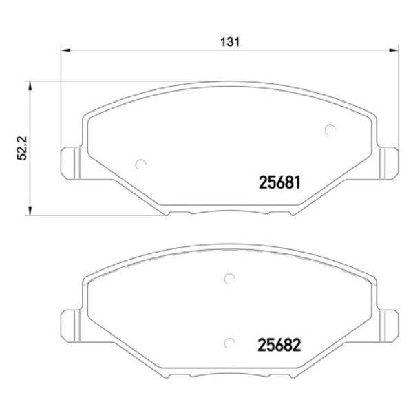 Balatas De Freno Delantera Para Volkswagen Vento 2014-2022