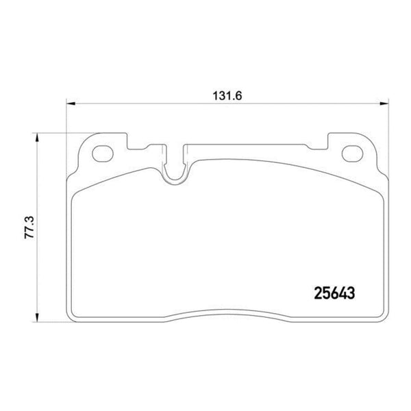 Balatas De Freno Delantera Para Audi Q5 2009-2017