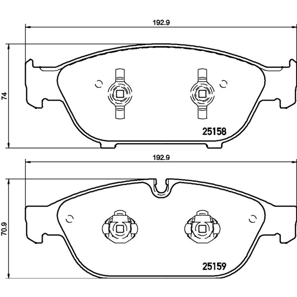 Balatas De Freno Delantera Para Audi A8 Quattro 2011-2014
