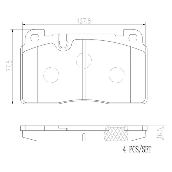 Balatas De Freno Delantera Para Audi Q5 2009-2017