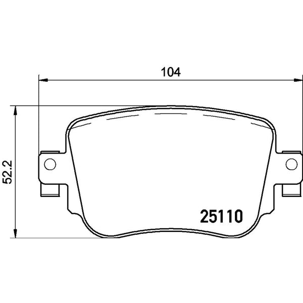 Balatas De Freno Trasera Para Seat Leon 2012-2019
