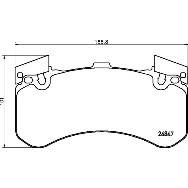 Balatas De Freno Delantera Para Audi A8 Quattro 2012-2016